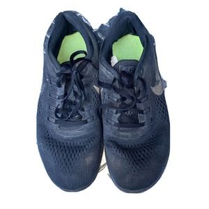 Nike Free RN Women Running Shoes Sz 8.5 Triple Black 831509-002 Flyknit Material